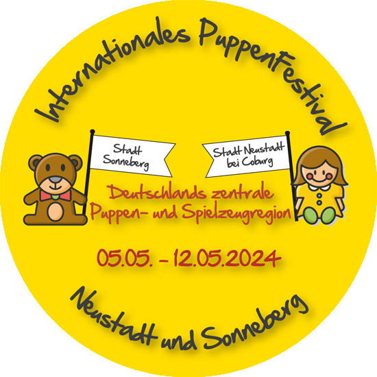 Messelogo der Messe Internationale PuppenFestival Neustadt und Sonneberg