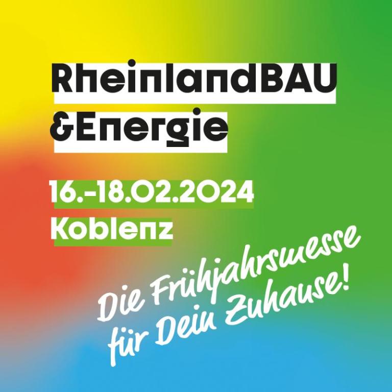 Messelogo der Messe RheinlandBAU & Energie Koblenz