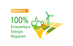 Messelogo der Messe 100% Erneuerbare Energie Regionen Kassel