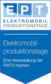 Messelogo der Messe Elektromobilproduktionstage (EPT) Aachen